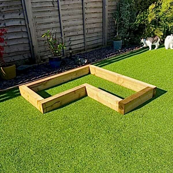 Corner Raised Bed