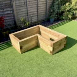 3 Layer Corner Raised bed for Flowers