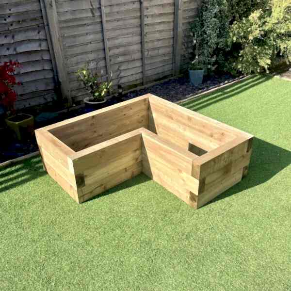 3 Layer Corner Raised bed for Flowers