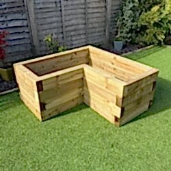 4 Layer Corner Raised Flower Bed