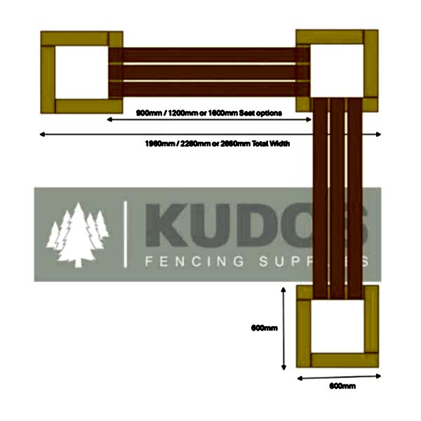 Corner Seat Raised Bed Spec