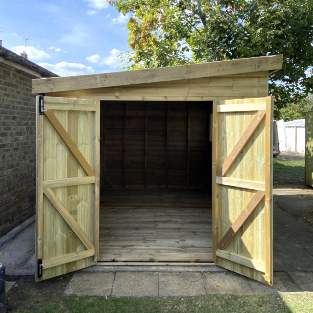 Shed with Double Doors